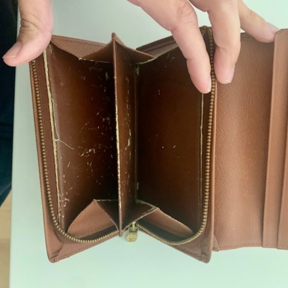 🤎 Vintage Louis Vuitton Monogram Porte Monnaie Trésor Wallet 🤎 - Picture 6 of 11